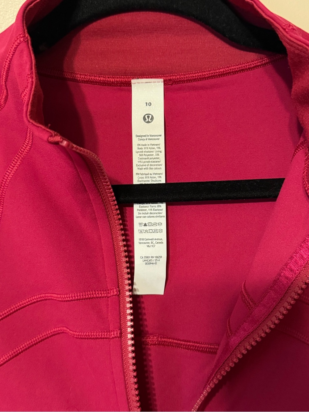 Lululemon Define Jacket -Berry Rumble - Picture 3 of 3